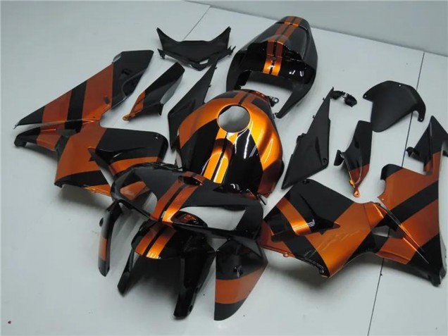 2005-2006 Honda CBR600RR Bike Fairings - Orange Black