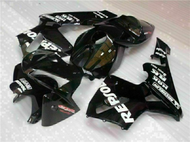 2005-2006 Honda CBR600RR Motorcycle Fairings - Black Repsol