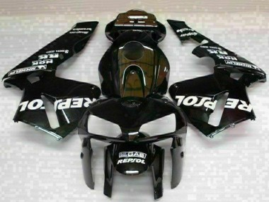 Cheap 2005-2006 Honda CBR600RR Motorcycle Fairings - Black Repsol