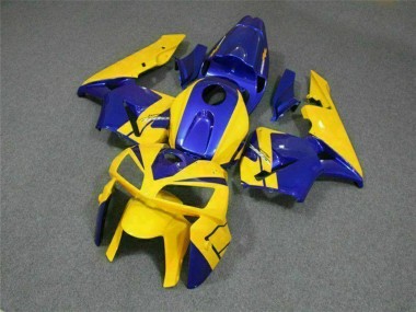 Cheap 2005-2006 Honda CBR600RR Motorcycle Fairings - Yellow Blue