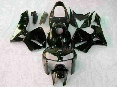 Cheap 2005-2006 Honda CBR600RR Motorcycle Fairings - Glossy Black White