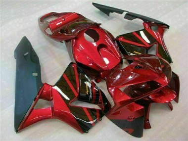 Cheap 2005-2006 Honda CBR600RR Bike Fairings - Red Black