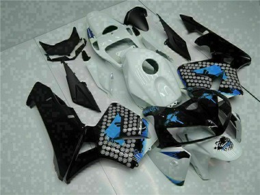 Cheap 2005-2006 Honda CBR600RR Motorcycle Fairings - White Black Green