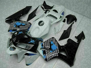 Cheap 2005-2006 Honda CBR600RR Motorcycle Fairings - White Black Green