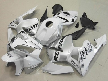 Cheap 2005-2006 Honda CBR600RR Motorcycle Fairings - White Silver Black Repsol