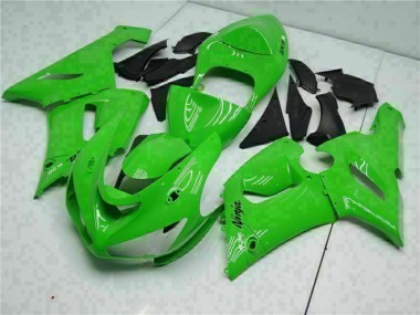 Cheap 2005-2006 Kawasaki ZX6R Motorcycle Fairing - Green