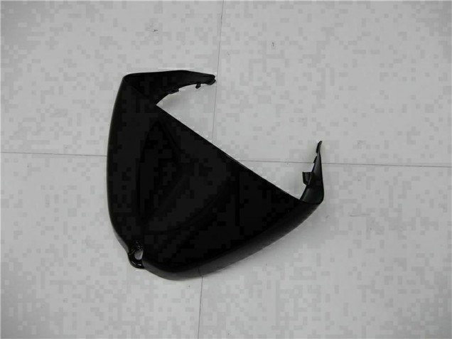 2005-2006 Kawasaki ZX6R Motorcycle Fairings - Glossy Black White West