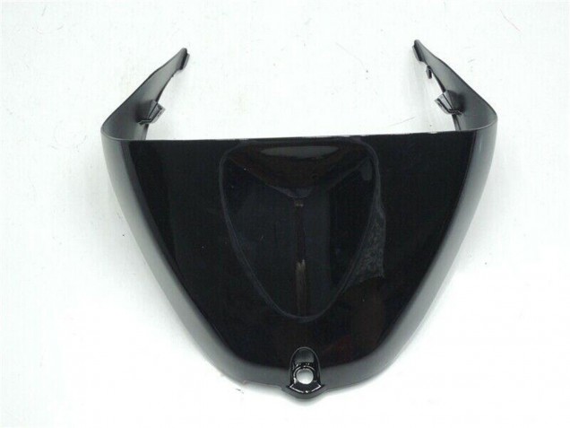 2005-2006 Kawasaki ZX6R Motorcycle Fairings - White Glossy Black