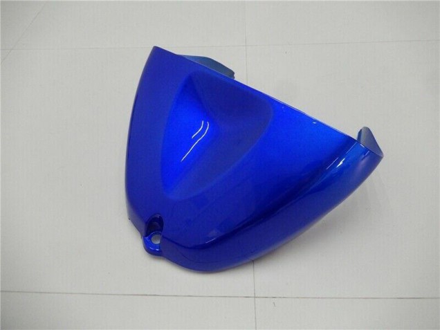 2005-2006 Kawasaki ZX6R Motorcycle Fairings - Blue Matte Black