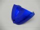 2005-2006 Kawasaki ZX6R Motorcycle Fairings - Blue Matte Black