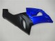 2005-2006 Kawasaki ZX6R Motorcycle Fairings - Blue Matte Black