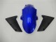 2005-2006 Kawasaki ZX6R Motorcycle Fairings - Blue Matte Black