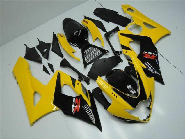 2005-2006 Suzuki GSXR 1000 Motorcycle Fairings - Yellow Glossy Black Red