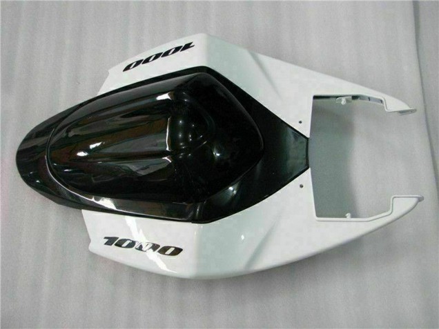 2005-2006 Suzuki GSXR 1000 Motorcycle Fairings - White Glossy Black