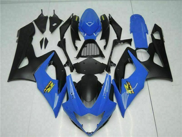 2005-2006 Suzuki GSXR 1000 Motorcycle Fairing - Blue Black