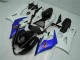 2005-2006 Suzuki GSXR 1000 Motorcycle Fairing - White Blue Glossy Black