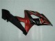 2005-2006 Suzuki GSXR 1000 Motorcycle Fairing - Red Glossy Black