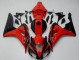 2006-2007 Honda CBR1000RR Motorcycle Fairings Kits - Red Glossy Black