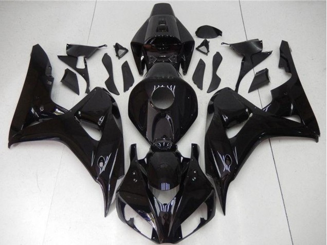 2006-2007 Honda CBR1000RR Motorcycle Fairings - Glossy Black