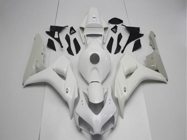 2006-2007 Honda CBR1000RR Motorcycle Fairings - White Silver