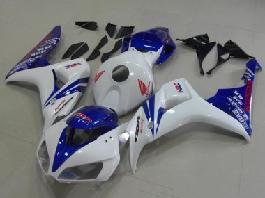 Cheap 2006-2007 Honda CBR1000RR Motorcycle Fairings - White Blue Red HRC