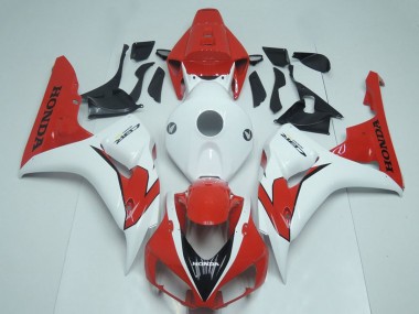 Cheap 2006-2007 Honda CBR1000RR Motorcycle Fairing - White Red