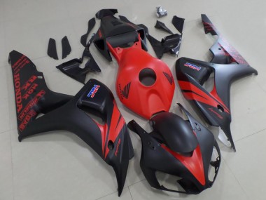 Cheap 2006-2007 Honda CBR1000RR Motorcycle Fairing - Red Matte Black