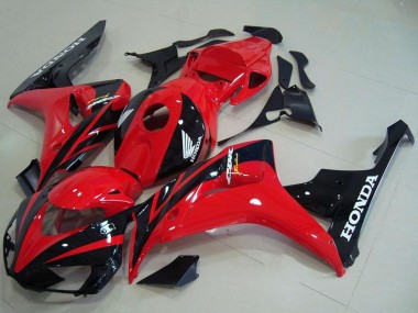Cheap 2006-2007 Honda CBR1000RR Motorcycle Fairing Kits - Red Glossy Black