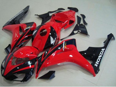 Cheap 2006-2007 Honda CBR1000RR Motorcycle Fairing Kits - Red Glossy Black