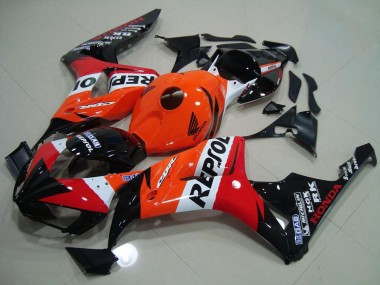 Cheap 2006-2007 Honda CBR1000RR Motorcycle Fairing Kits - Orange White Red Glossy Black Repsol
