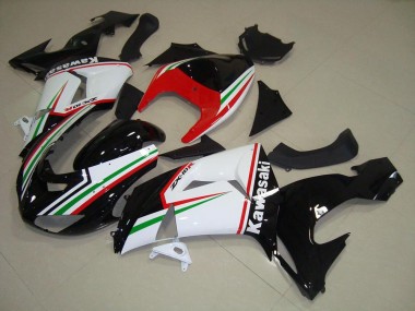 Cheap 2006-2007 Kawasaki ZX10R Motorcycle Fairings - White Red Black Green
