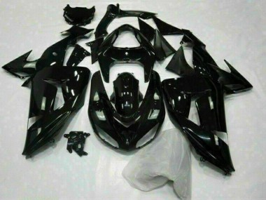 Cheap 2006-2007 Kawasaki ZX10R Motorcycle Fairing - Glossy Black
