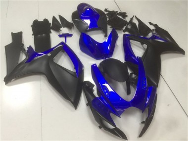 Cheap 2006-2007 Suzuki GSXR 600/750 Motorcycle Fairings - Blue Matte Black