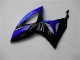 2006-2007 Suzuki GSXR 600/750 Motorcycle Fairings - Blue Glossy Black