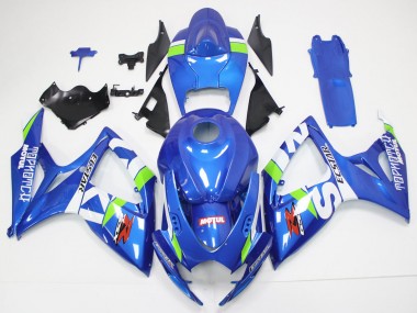 Cheap 2006-2007 Suzuki GSXR 600/750 Motorcycle Fairings - Blue White Green Red