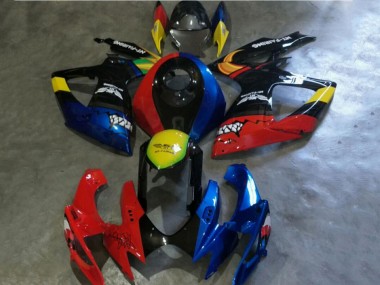 Cheap 2006-2007 Suzuki GSXR 600/750 Motorcycle Fairings - Red Blue Yellow