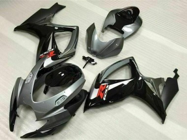 Cheap 2006-2007 Suzuki GSXR 600/750 Motorcycle Fairings - Silver Grey Glossy Black Red