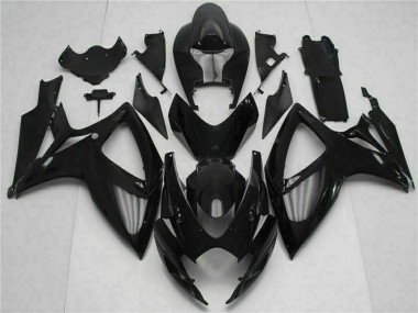 Cheap 2006-2007 Suzuki GSXR 600/750 Motorcycle Fairing Kits - Glossy Black