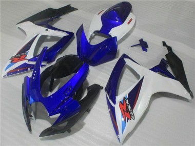 Cheap 2006-2007 Suzuki GSXR 600/750 Motorcycle Fairings - White Blue Black Red