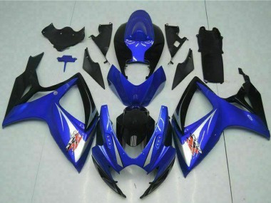 Cheap 2006-2007 Suzuki GSXR 600/750 Motorcycle Fairings - Blue White Glossy Black Red