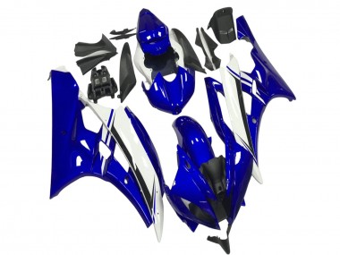 Cheap 2006-2007 Yamaha YZF R6 Motorcycle Fairings - Blue White Black