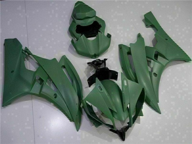 2006-2007 Yamaha YZF R6 Motorcycle Fairing - Army Green
