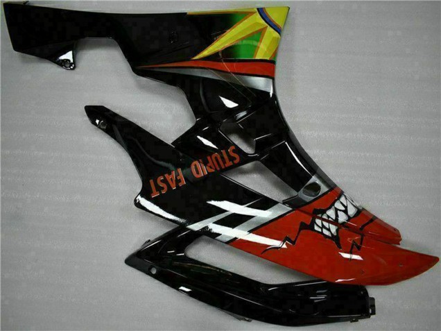 2006-2007 Yamaha YZF R6 Motorcycle Fairings - Yellow Blue Red Glossy Black Shark