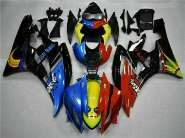Cheap 2006-2007 Yamaha YZF R6 Motorcycle Fairings - Yellow Blue Red Glossy Black Shark