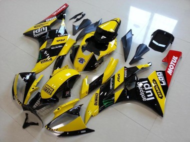 Cheap 2006-2007 Yamaha YZF R6 Motorcycle Fairings - Yellow Glossy Black Red Green Motul Monster