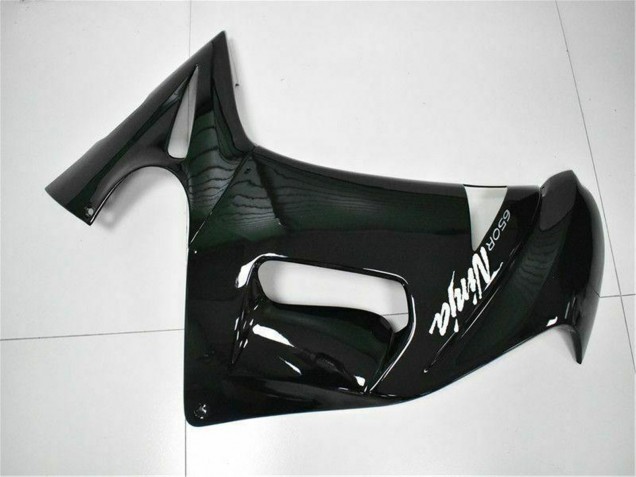 2006-2008 Kawasaki EX650 Motorcycle Fairings - Glossy Black White
