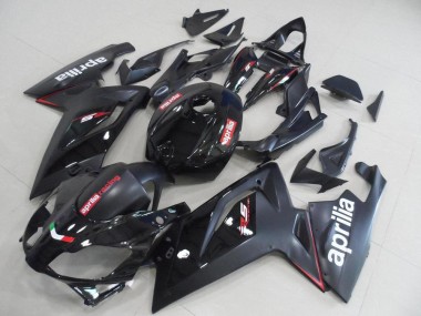 Cheap 2006-2011 Aprilia RS125 Motorcycle Fairings - Glossy Black Matte Black