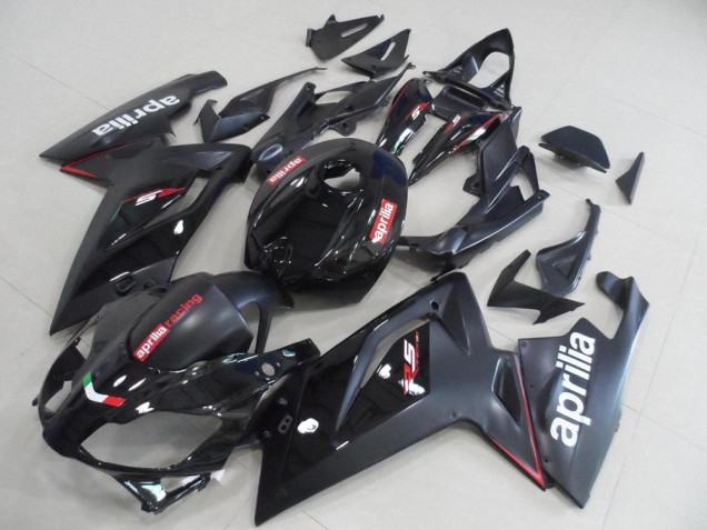 2006-2011 Aprilia RS125 Motorcycle Fairings - Glossy Black Matte Black