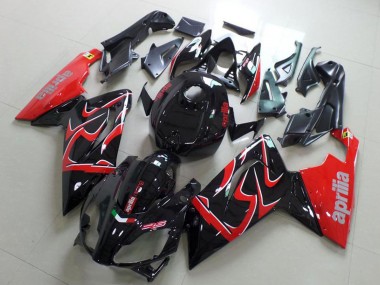 Cheap 2006-2011 Aprilia RS125 Motorcycle Fairing - Glossy Black Red