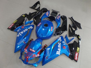 Cheap 2006-2011 Aprilia RS125 Motorcycle Fairings - Blue Black
